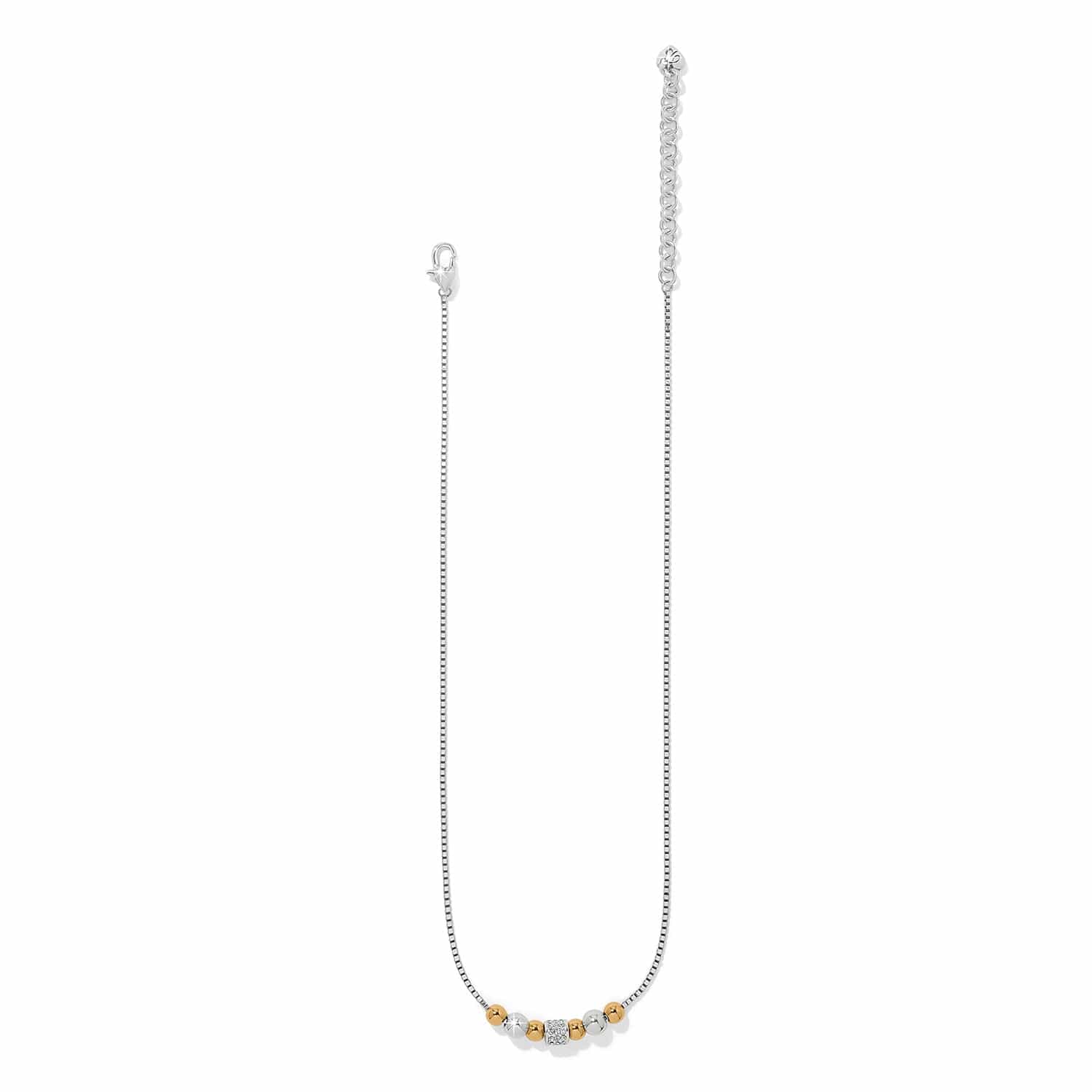 Meridian Petite Station Small Necklace silver-gold 2