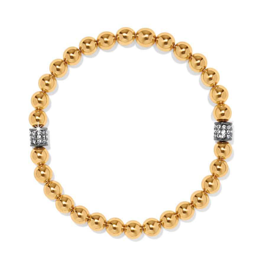 Meridian Petite Stretch Bracelet gold-gun-metal 12