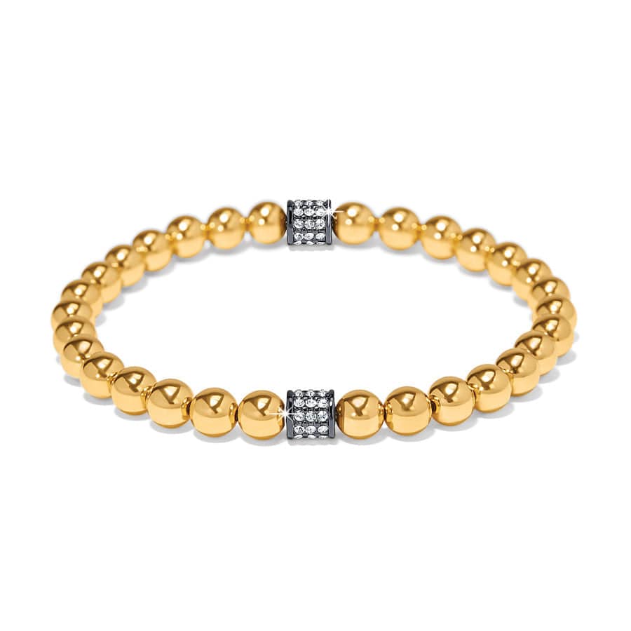 Meridian Petite Stretch Bracelet gold-gun-metal 13