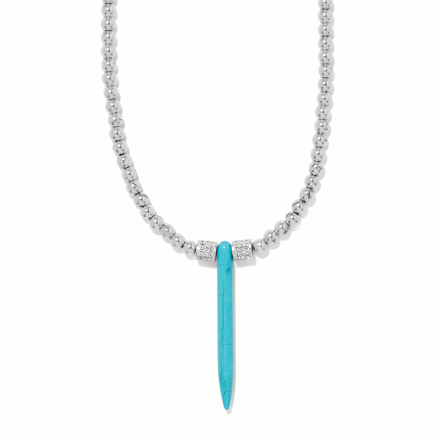 Meridian Petite Turquoise Necklace silver-turquoise 1