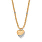 Meridian Petite Wave Heart Necklace