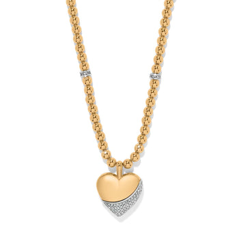 Meridian Petite Wave Heart Necklace