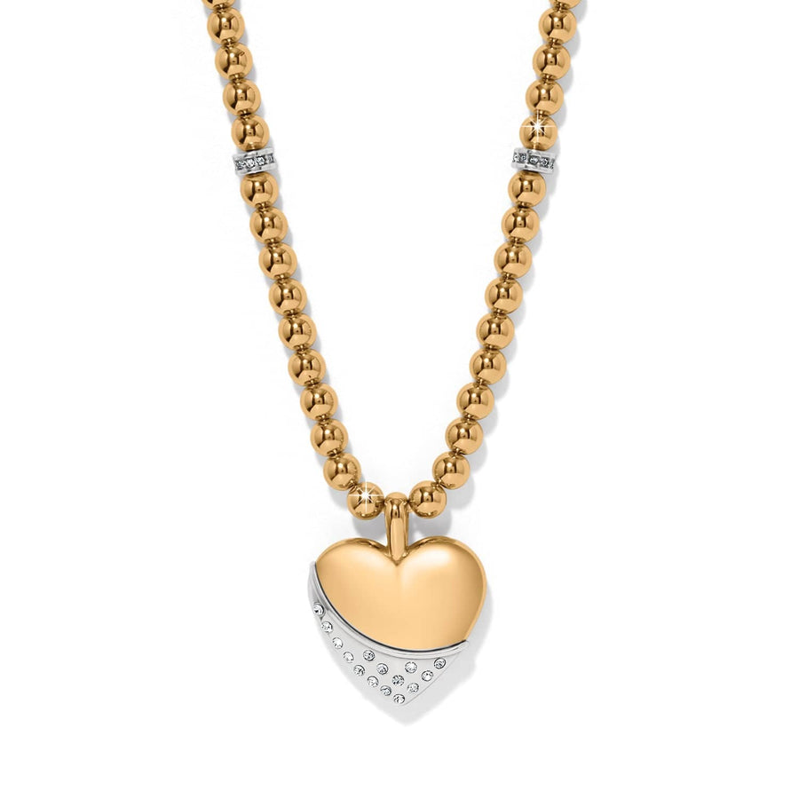 Meridian Petite Wave Heart Necklace
