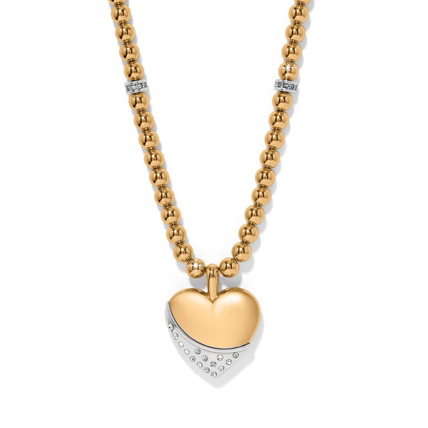 Meridian Petite Wave Heart Necklace