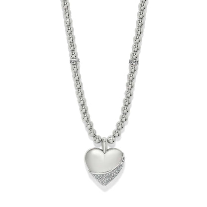 Meridian Petite Wave Heart Necklace
