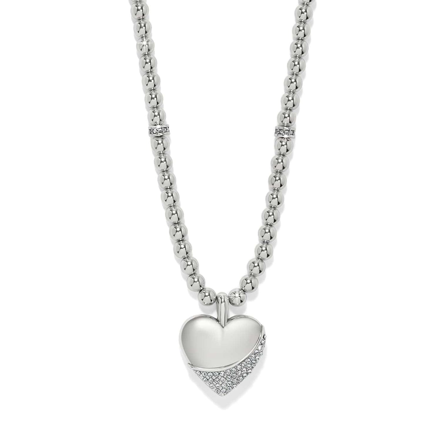 Meridian Petite Wave Heart Necklace