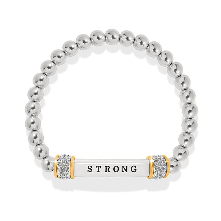 Meridian Courageous Two Tone Stretch Bracelet main image 1