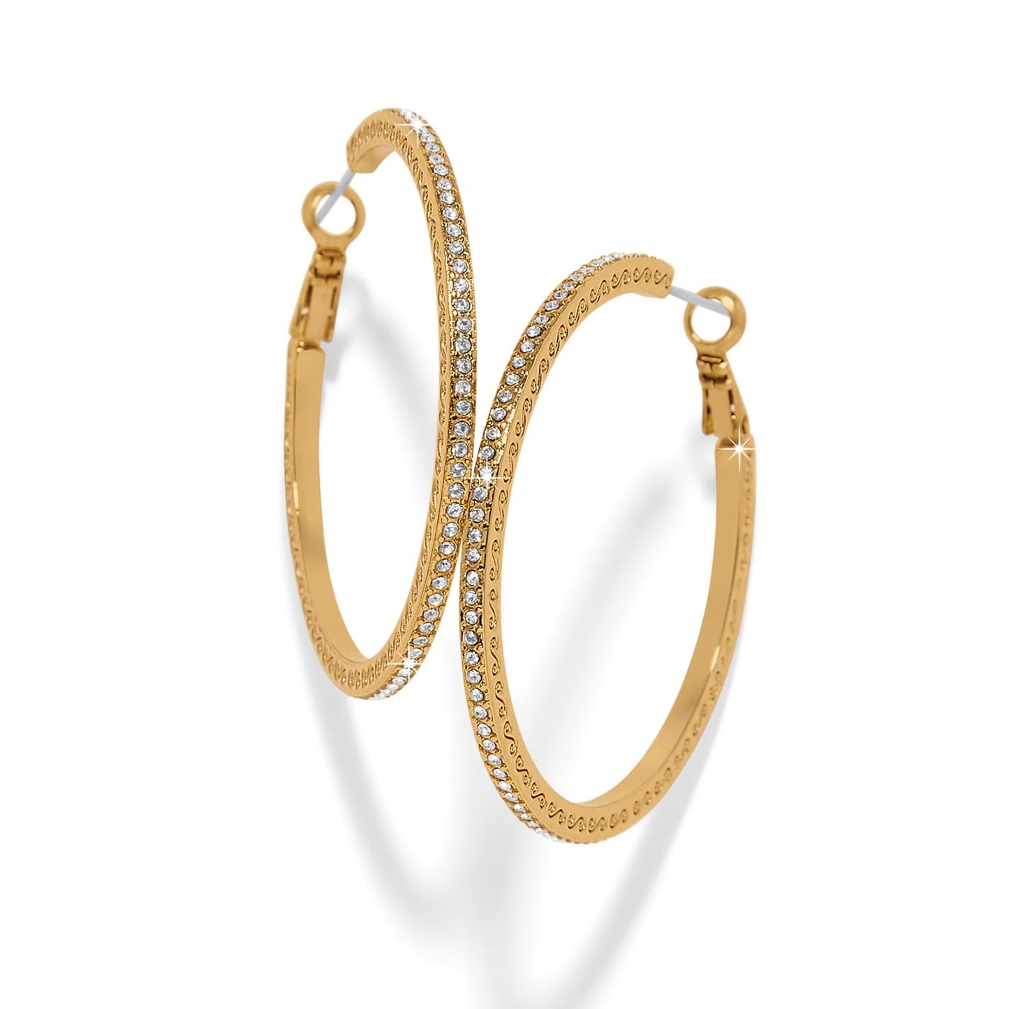 Meridian Thin Large Hoop Earrings