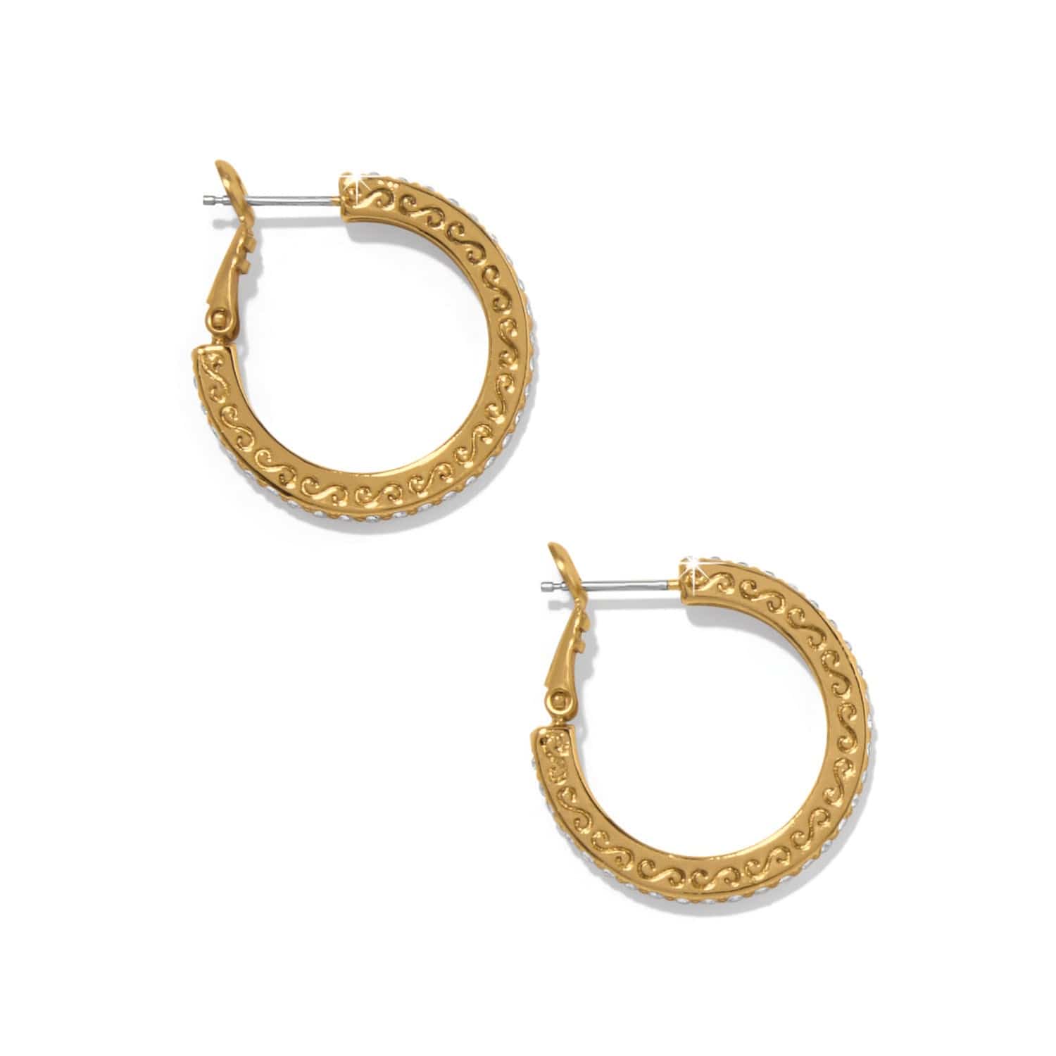 Meridian Thin Small Hoop Earrings gold 2