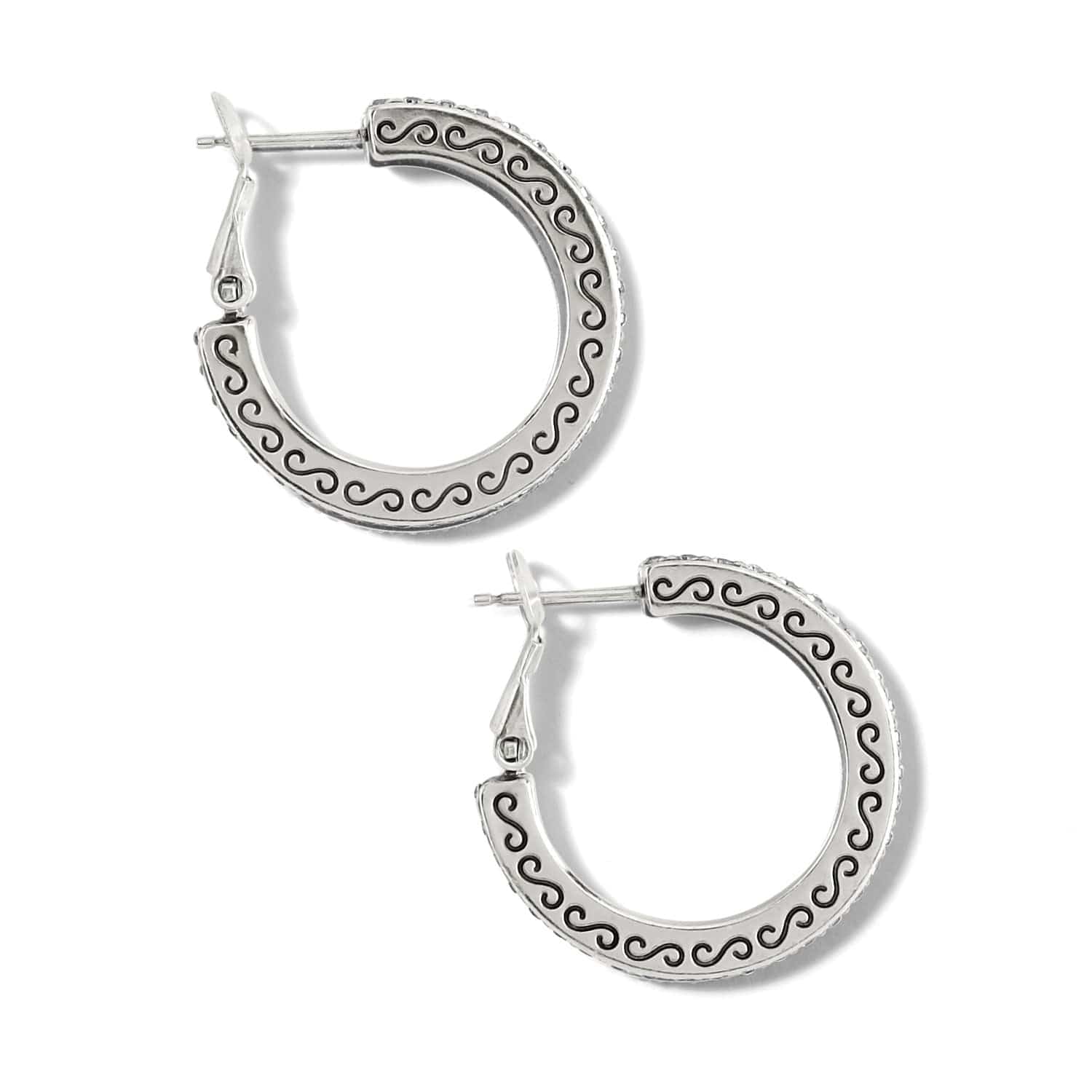 Meridian Thin Small Hoop Earrings silver 4