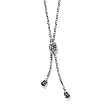 Meridian Ventus Black Y Necklace
