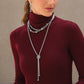 Meridian Ventus Black Y Necklace