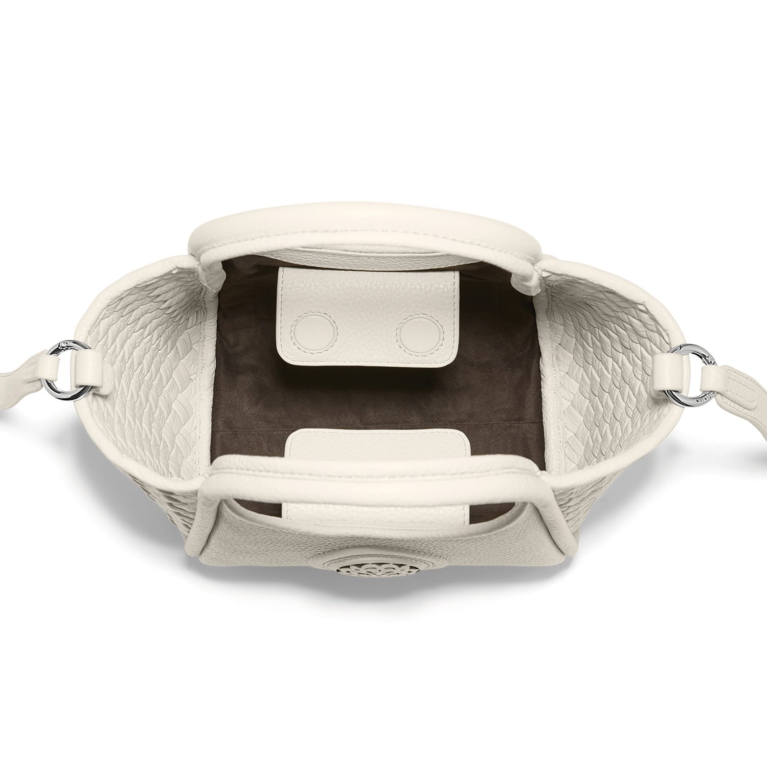 Metisia Medium Satchel shoe-white 2