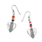 Mingle Medley Beaded Heart French Wire Earrings