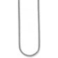 Brighton necklace with silver-plated snake chain and smooth rounded links displayed vertically on a white background