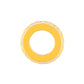Brighton spacer charm with gold-plated finish and textured rope edge detail along the rim on a white background