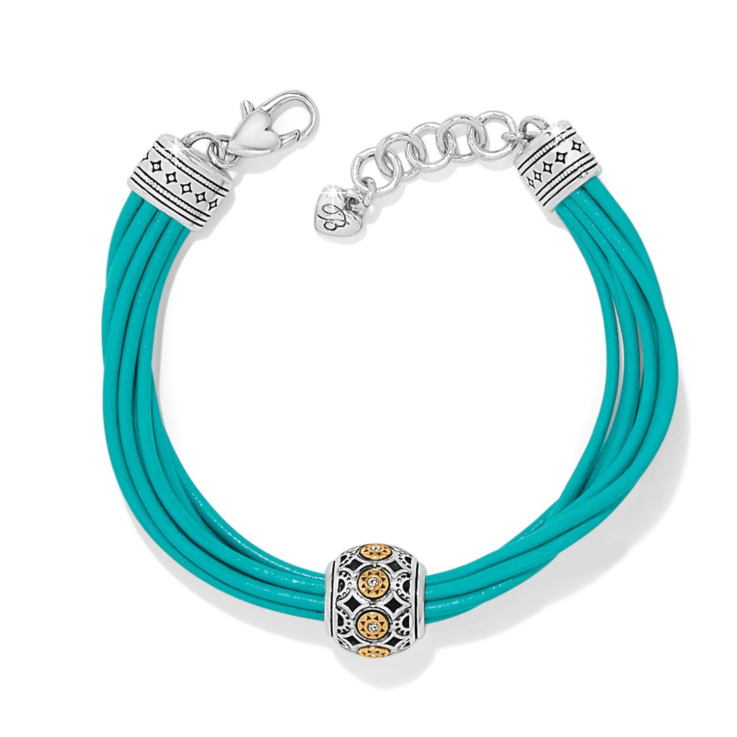 Mosaic Cerrillos Leather Bracelet turquoise 1