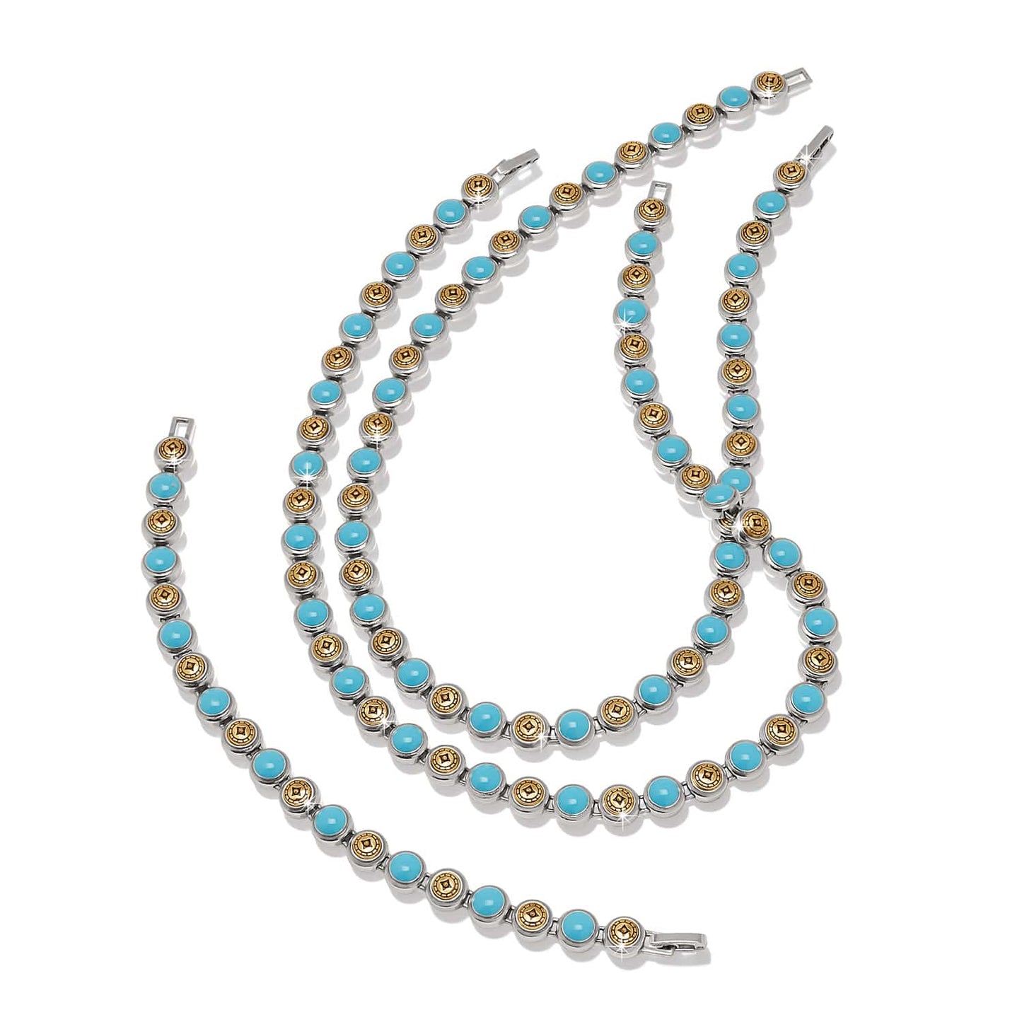 Mosaic Cerrillos Link Necklace