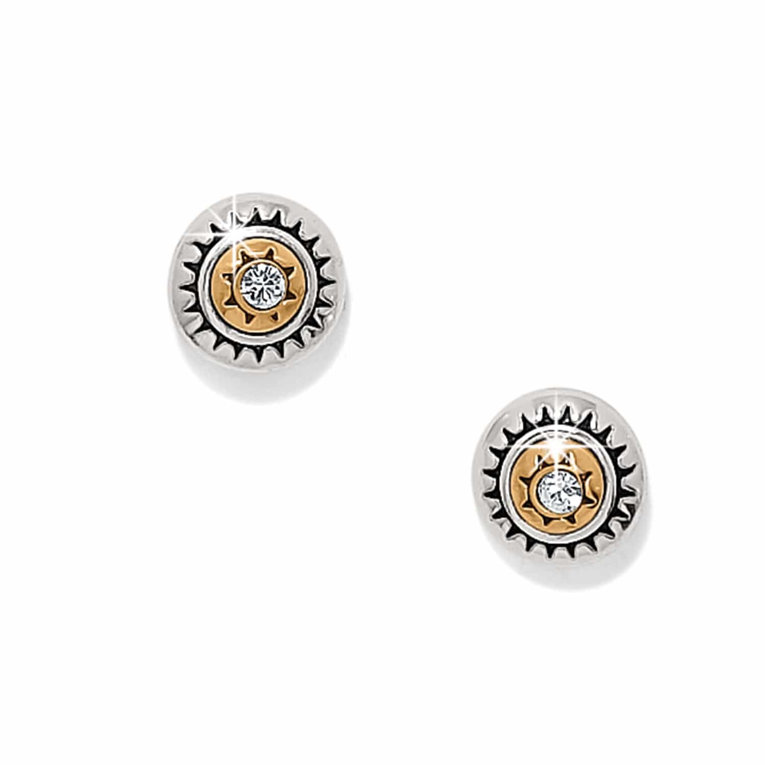 Mosaic Cerrillos Post Earrings silver-gold 2