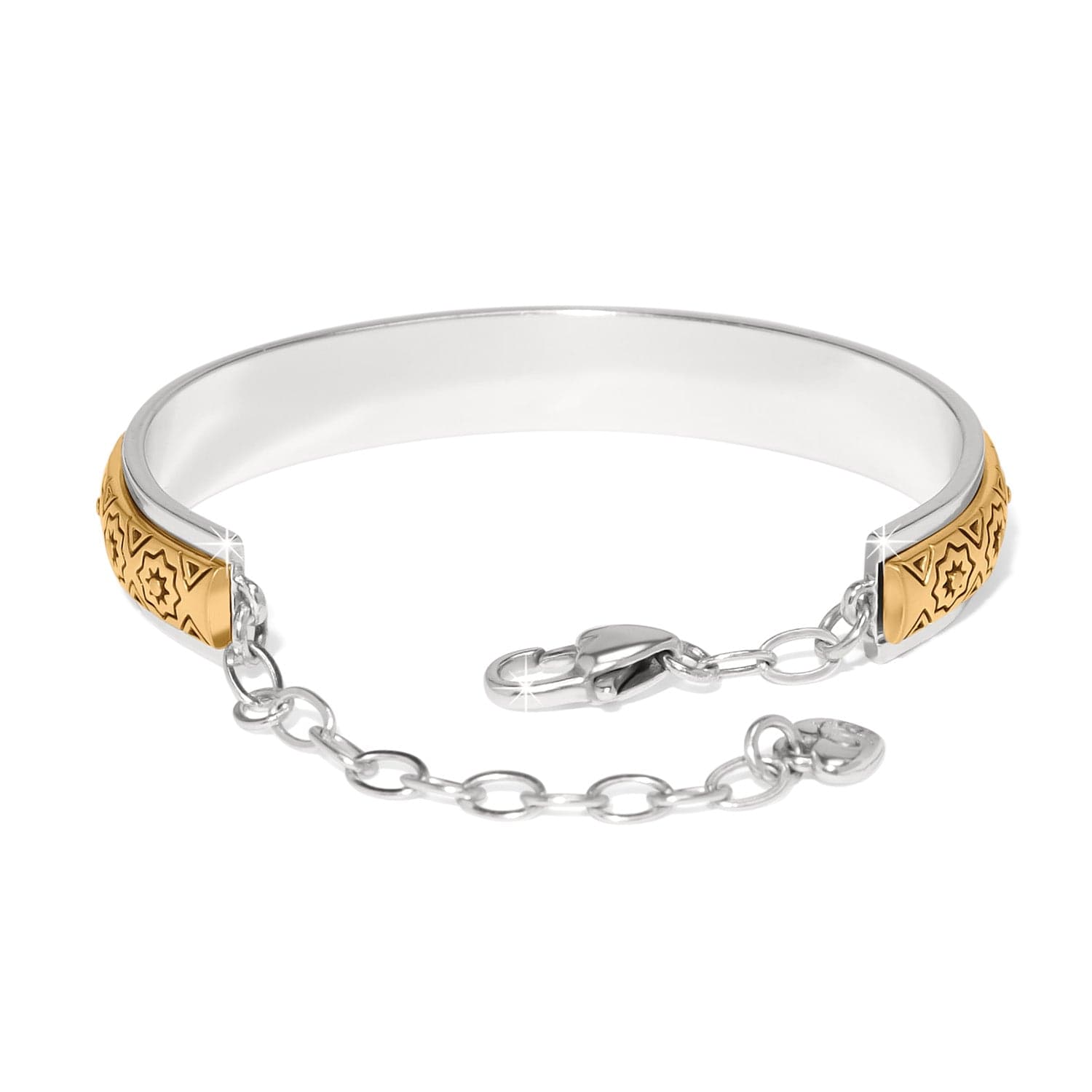 Mosaic Cerrillos Slim Cuff Bracelet silver-gold 2