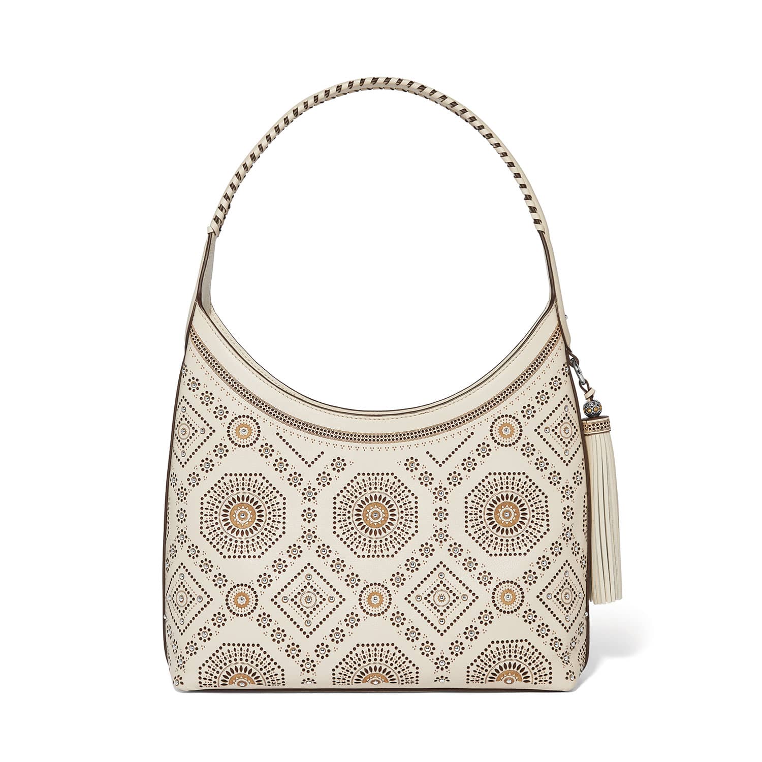 Mosaic Large Hobo shoe-white 1