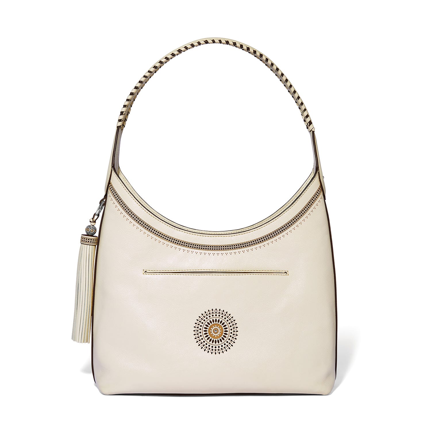 Mosaic Large Hobo shoe-white 3