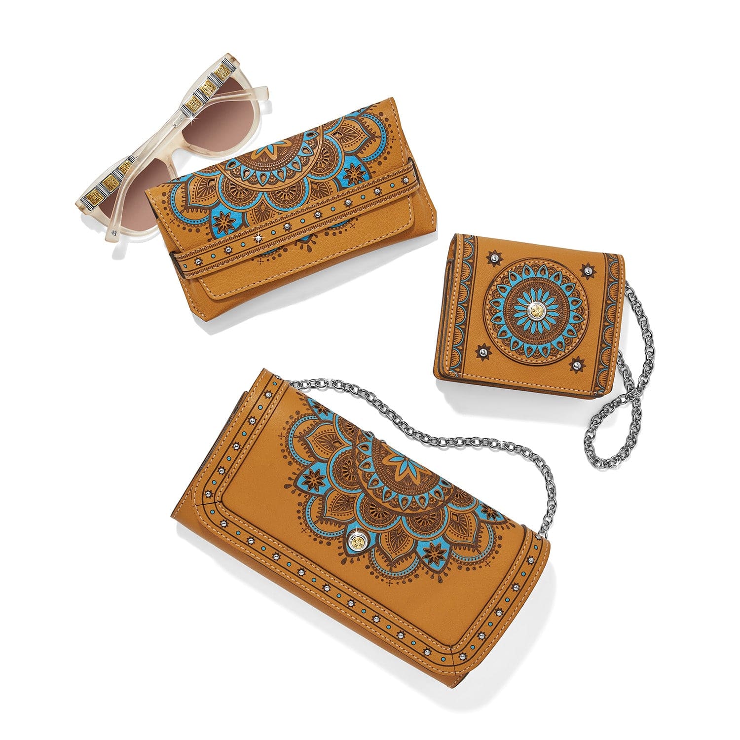 Mosaic Large Wallet camel 4