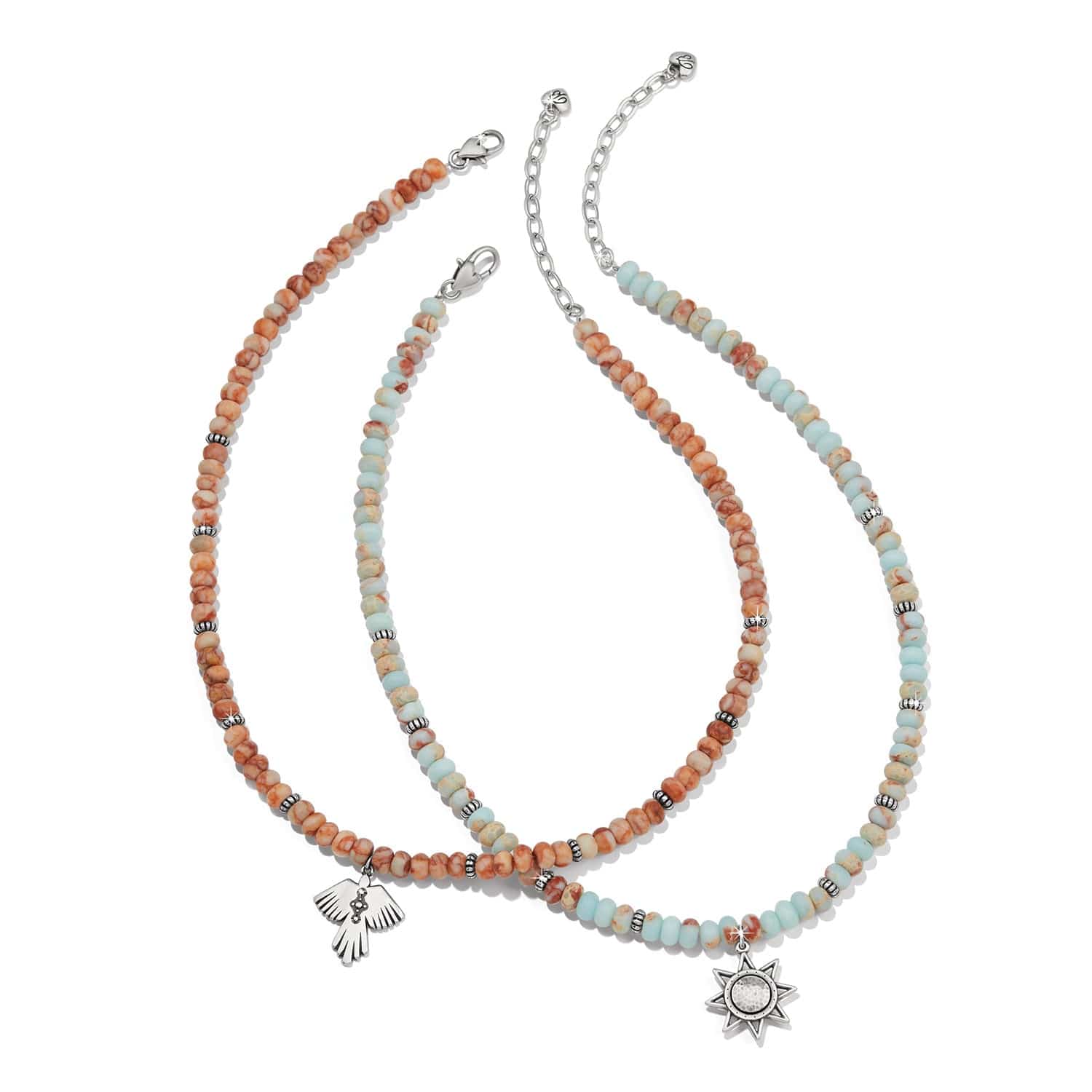 Mosaic Mojave Beam Beaded Necklace - Brighton