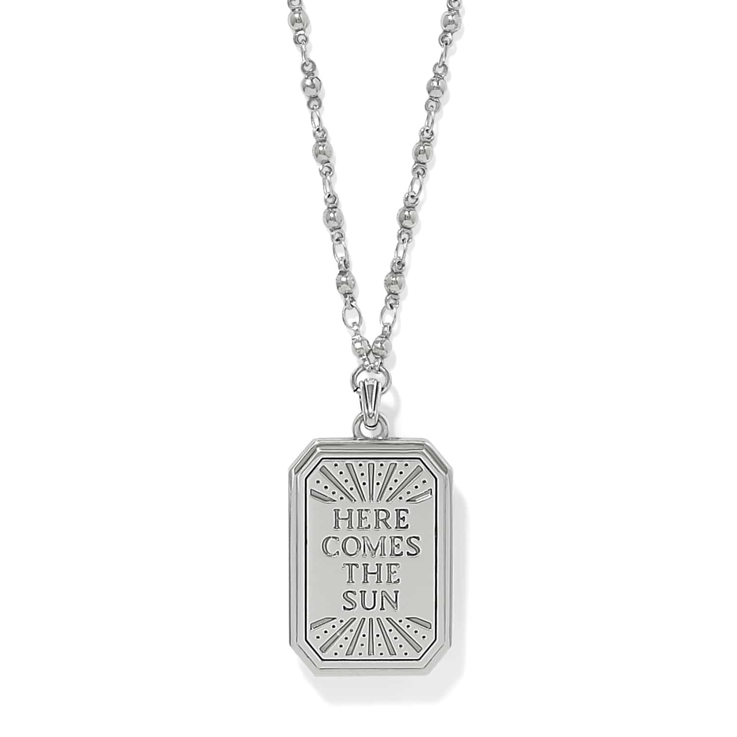 Mosaic Nova Tag Necklace silver-gold 2