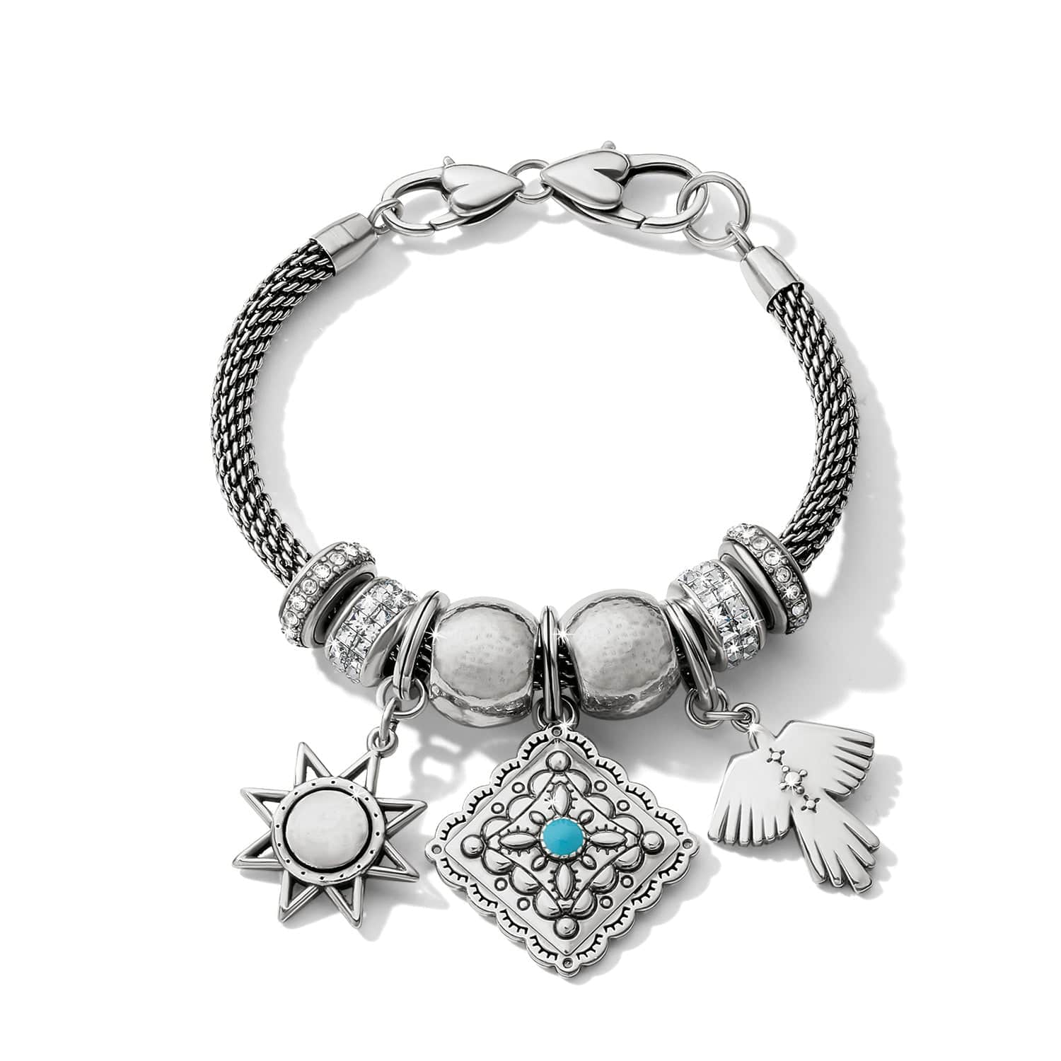 Mosaic Paseo Charm silver-blue 3