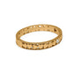 Mystery Of Love Golden Heart Hinged Bangle