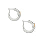 Mystery Of Love Golden Heart Hoop Earrings