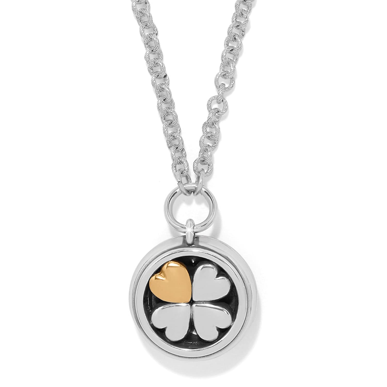 Mystery Of Love Heart Necklace silver-aqua 2