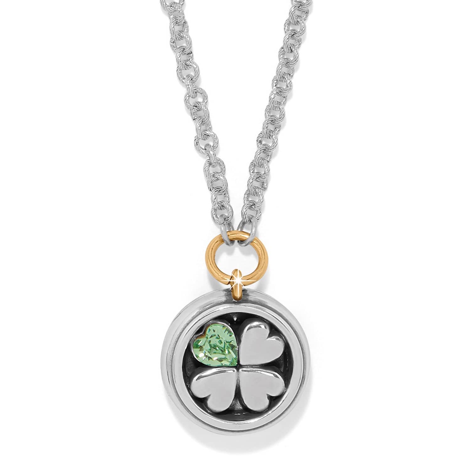 Mystery Of Love Golden Heart Necklace silver-gold 2