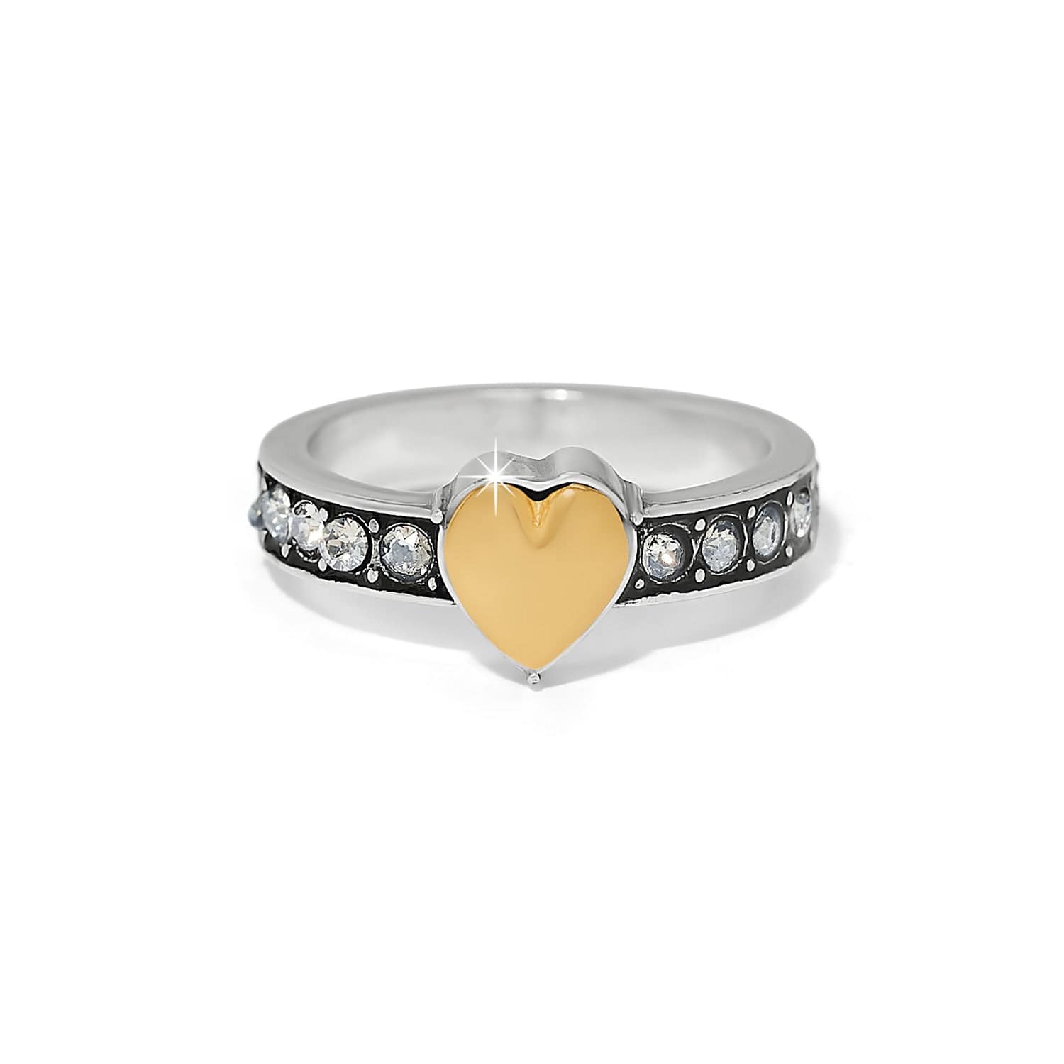 Mystery Of Love Heart Ring silver-gold 1