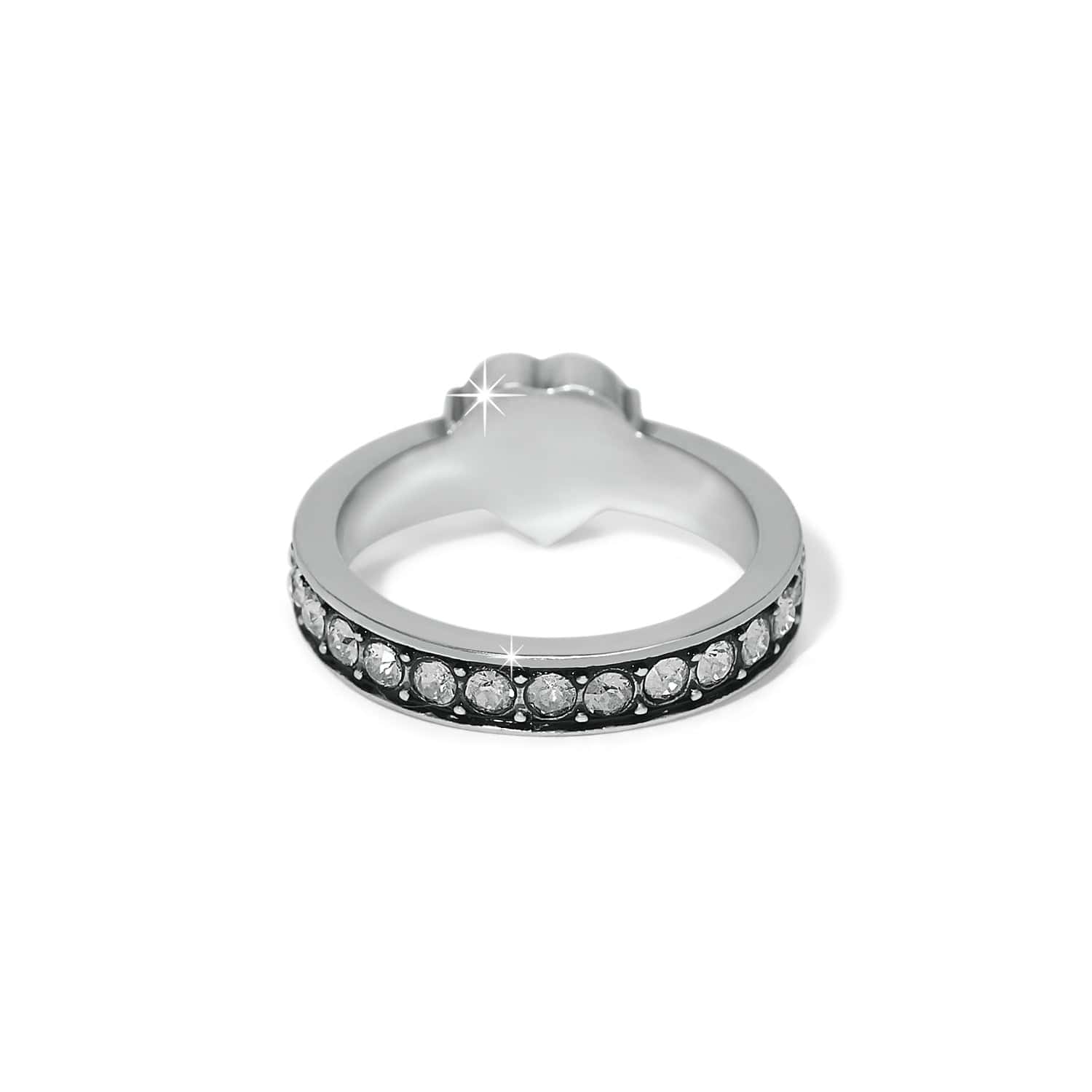 Mystery Of Love Heart Ring in Two Tone Gold & Silver - Brighton