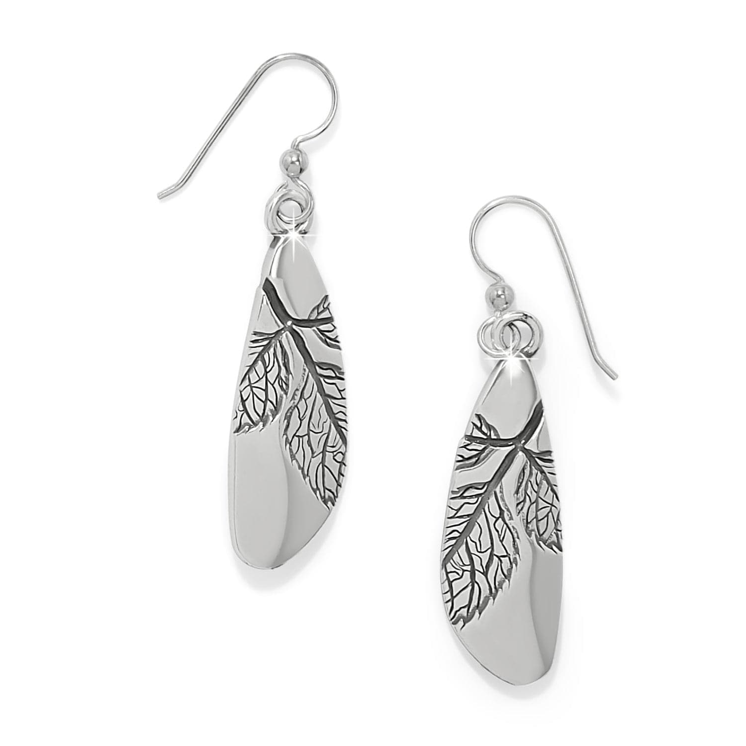 Natura Drop French Wire Earrings silver 1