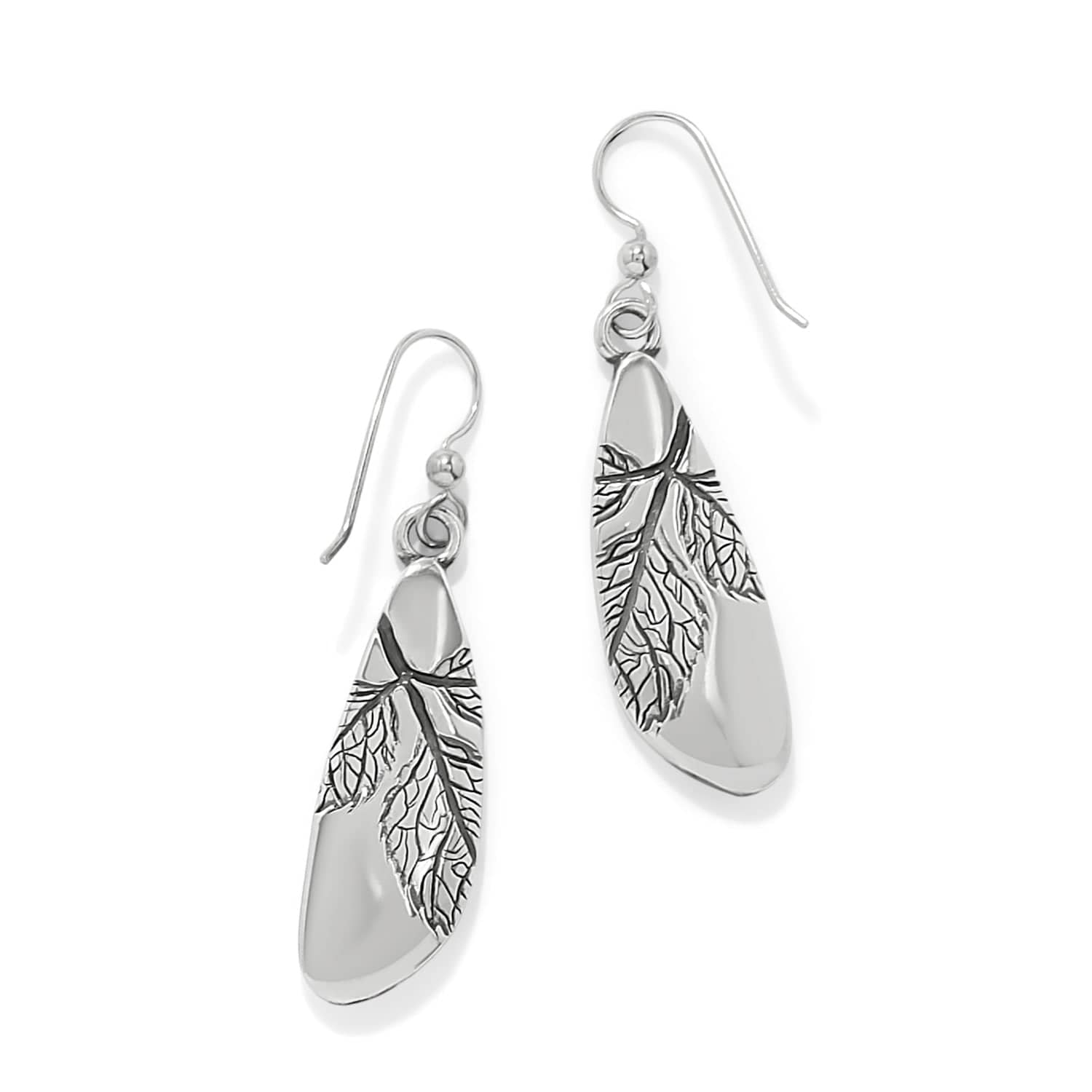 Natura Drop French Wire Earrings silver 2
