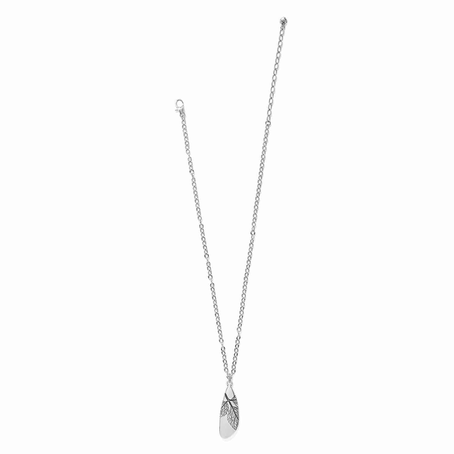 Natura Drop Necklace silver 3