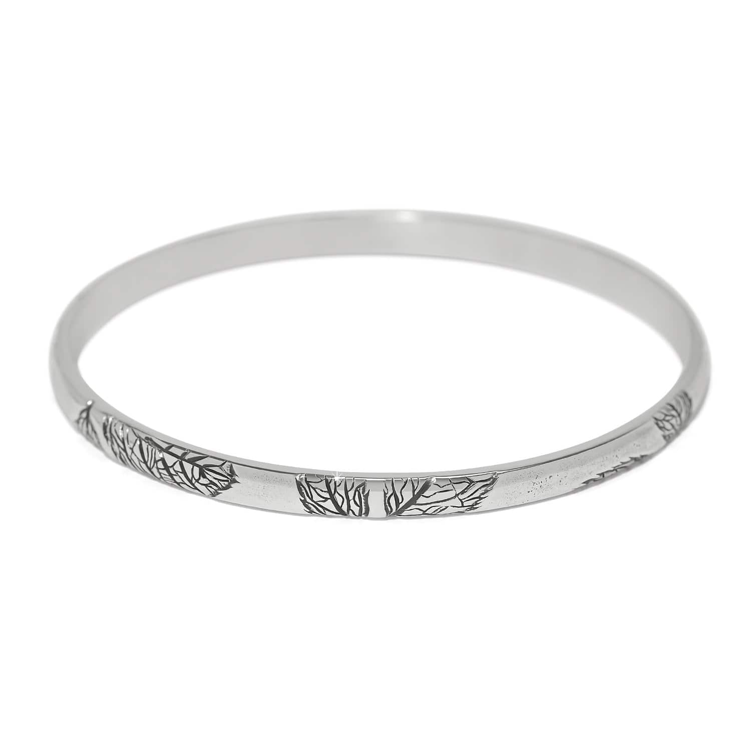 Natura Slim Bangle silver 1