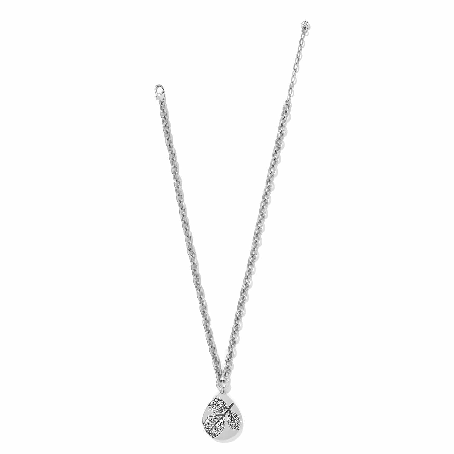 Natura Teardrop Necklace silver 2