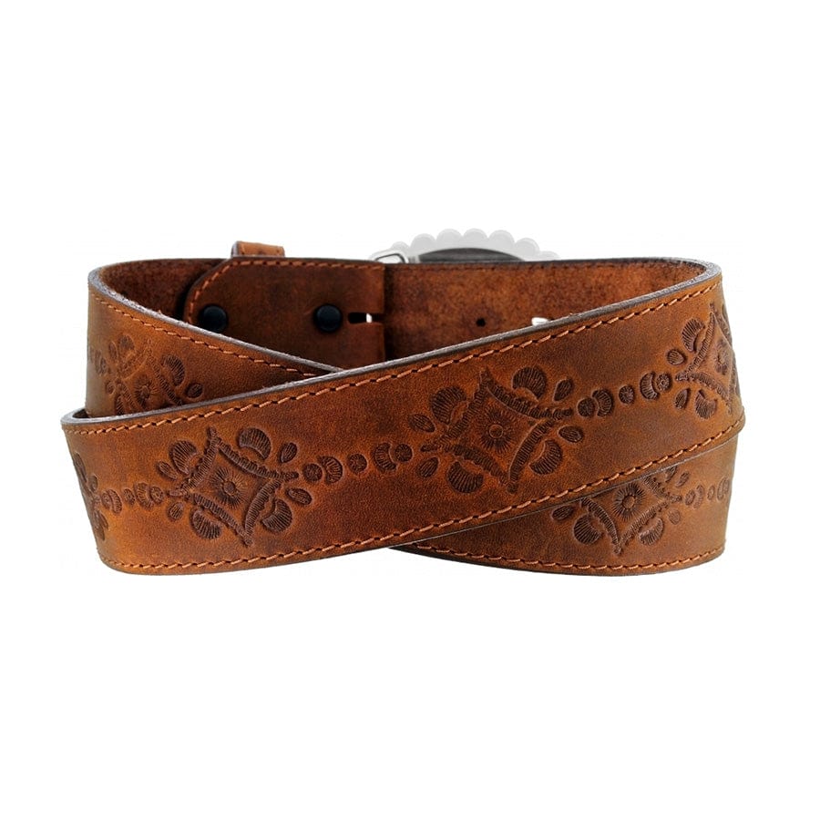 Navajo Heart Belt aged-bark 2