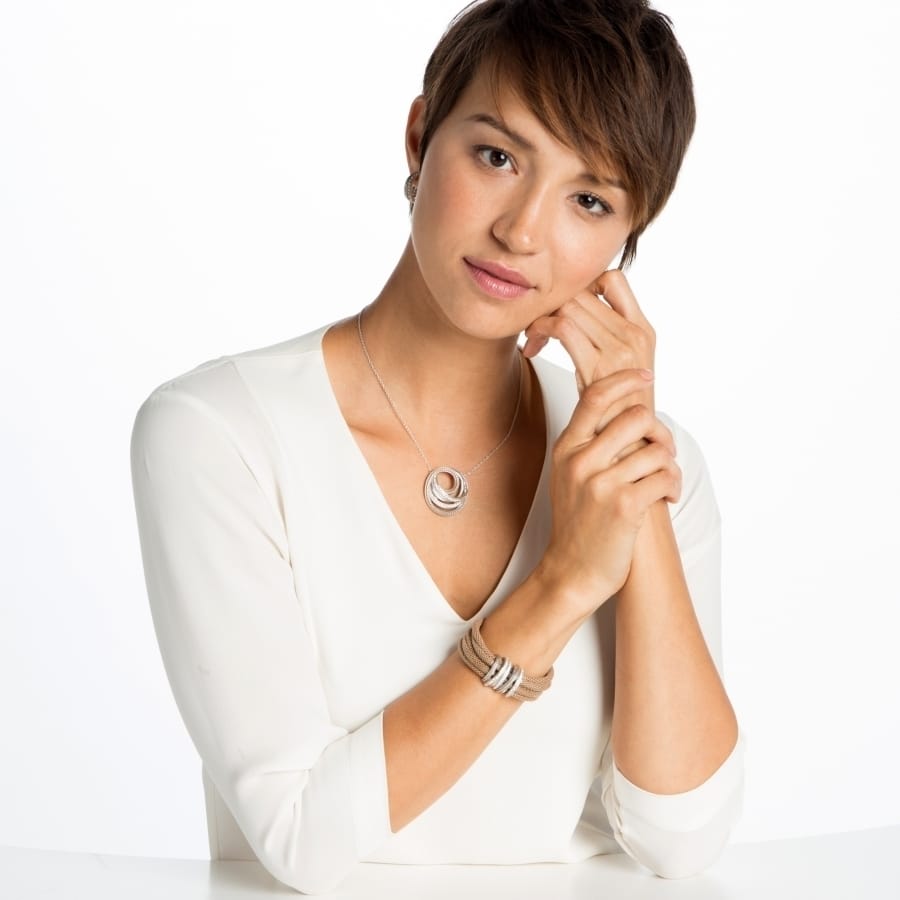 Neptune's Rings Short Necklace silver 4