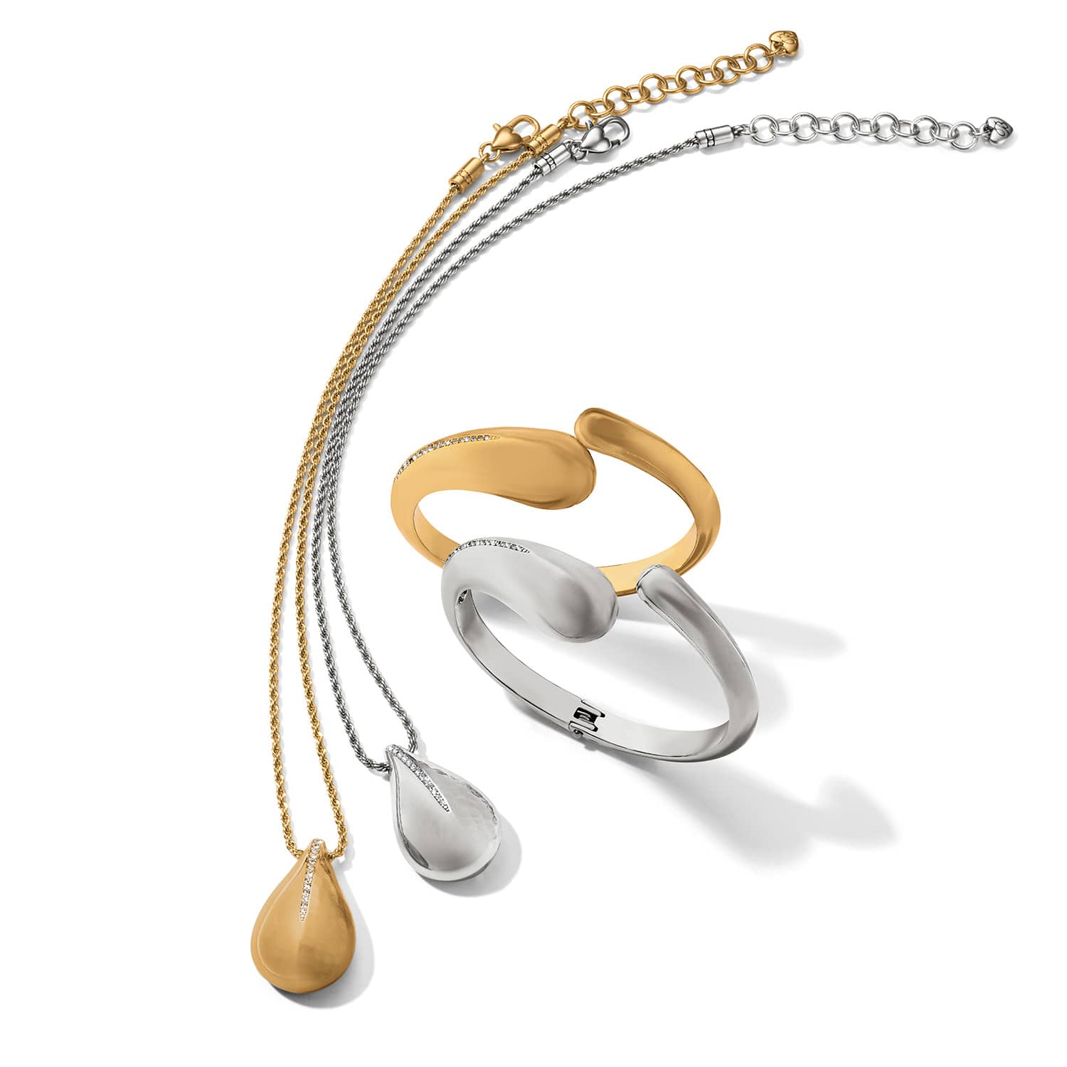 Nile Open Hinge Bangle - Brighton