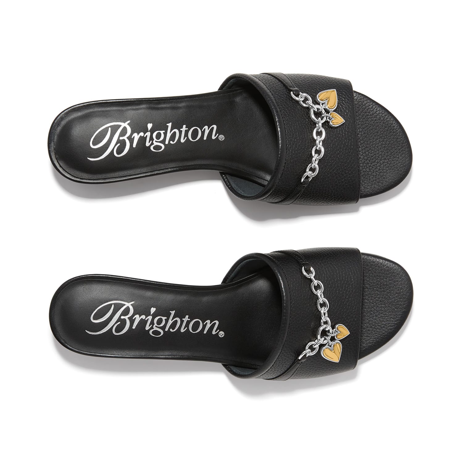 Nomi Slides With Charms black 2