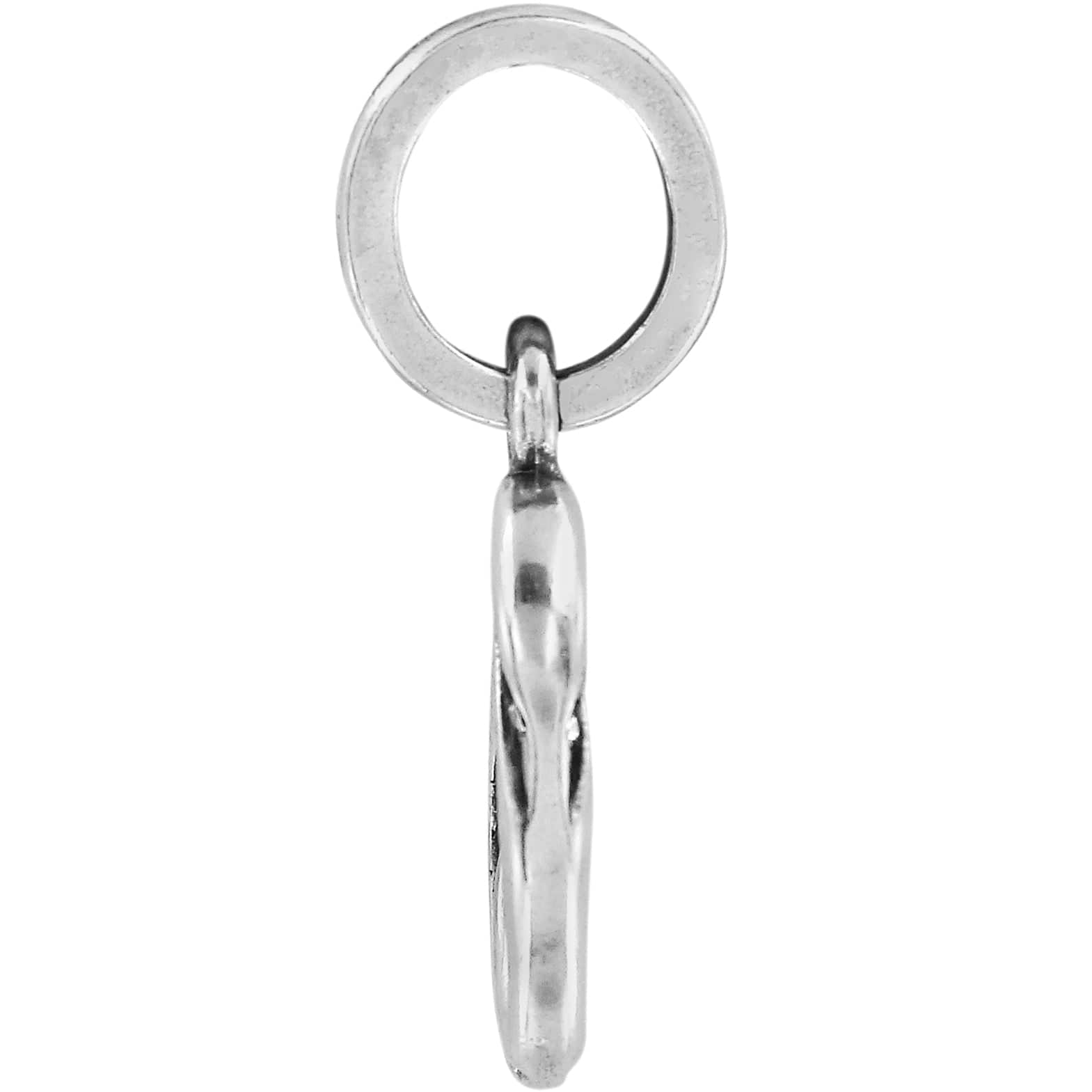 Number Charm silver 2