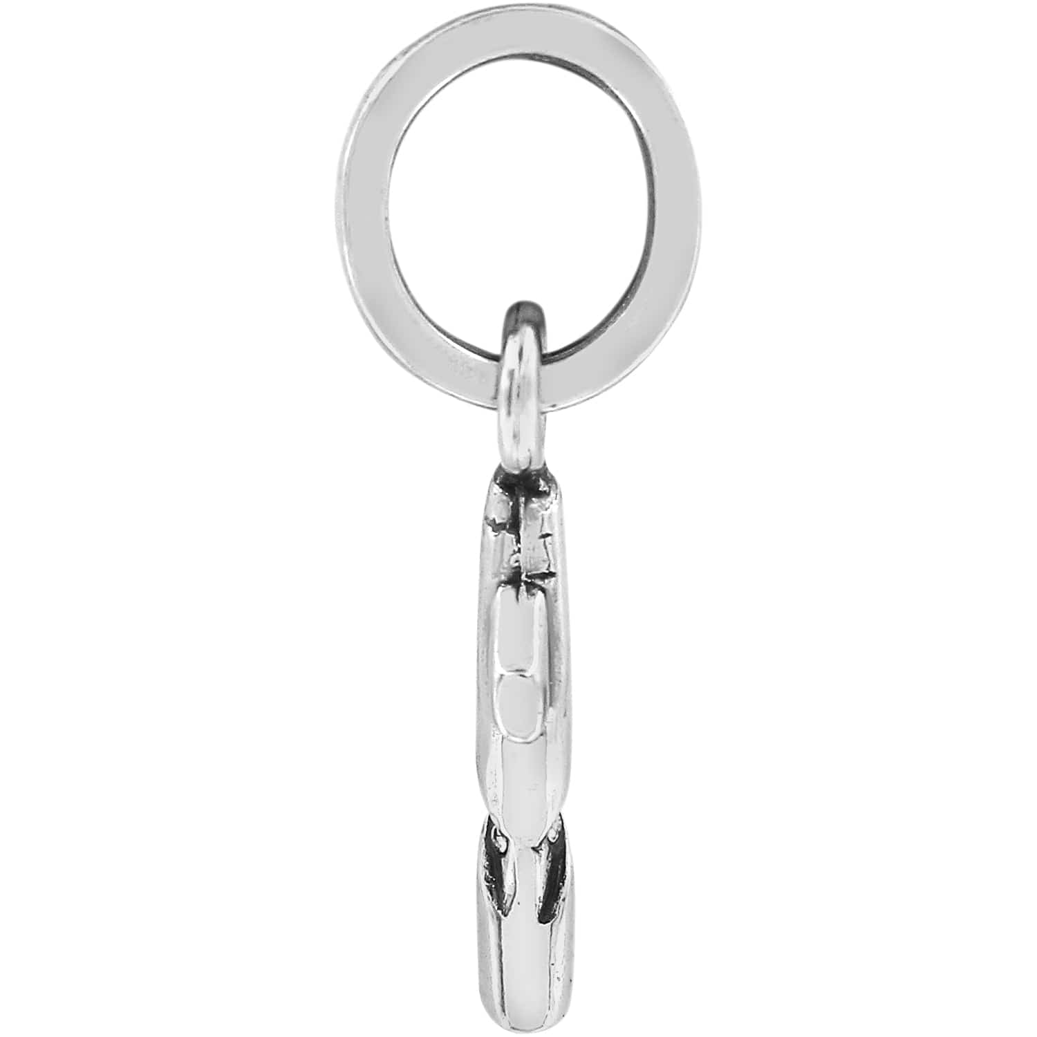 Number Charm silver 4