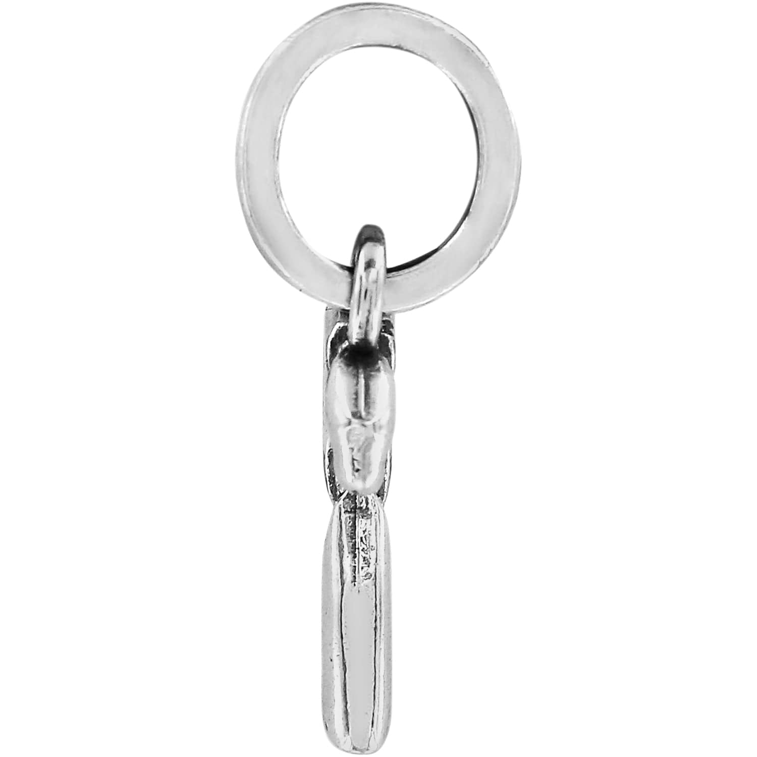 Number Charm silver 16