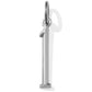 Brighton number one charm with silver-plated finish and jump ring for attachment on a white background