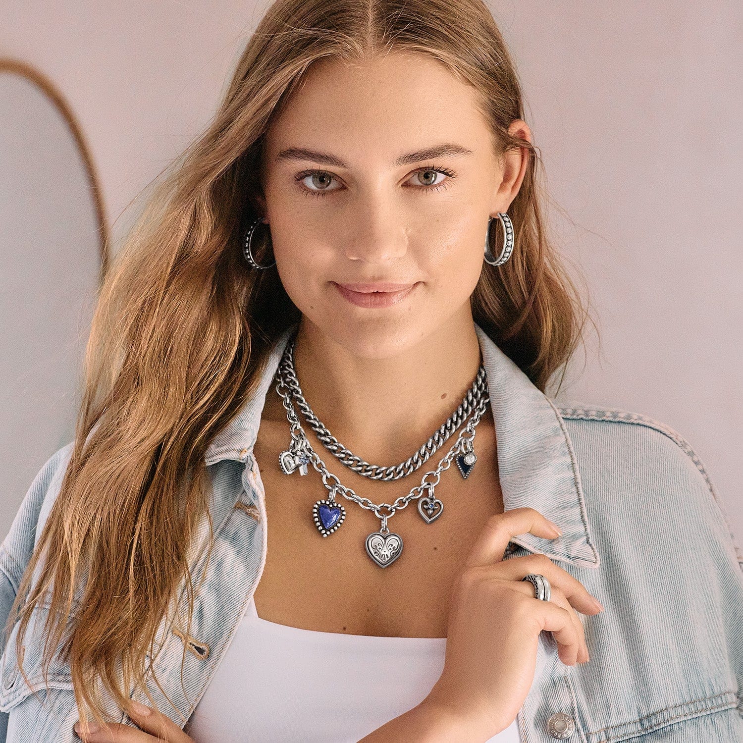 トップス Willow heart charm tops ivoly Lynn Engravable Heart Charm | Mod + Jo